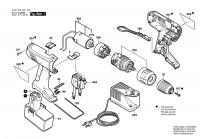 Bosch 0 601 954 5ZZ Gsb 12 Ve-2 Batt-Oper Screwdriver 12 V / Eu Spare Parts
